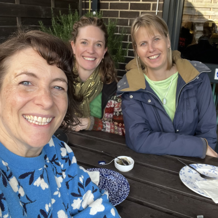 group of women sitting together