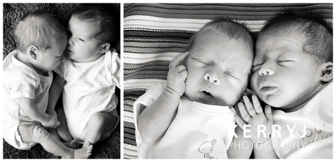 Newborn twin baby photography in Horsham, West Sussex
